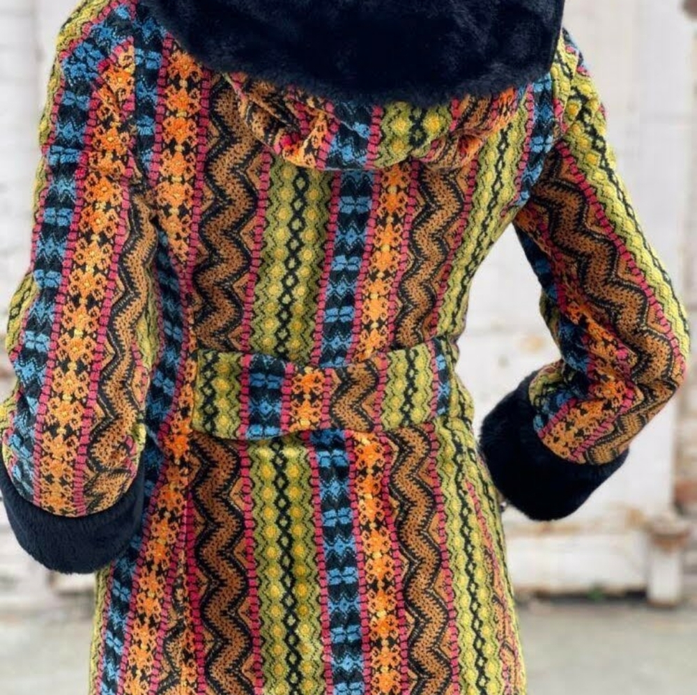 Rare Vintage 1960's womans tapestry jacket